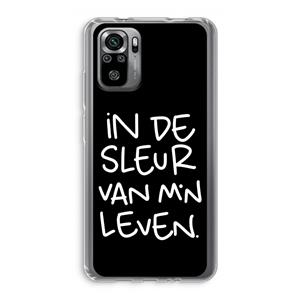 CaseCompany De Sleur: Xiaomi Redmi Note 10S Transparant Hoesje
