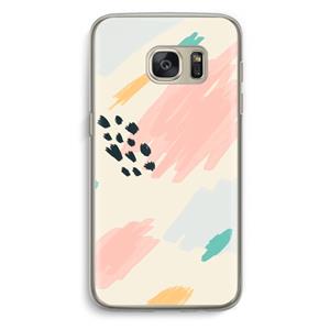 CaseCompany Sunday Chillings: Samsung Galaxy S7 Transparant Hoesje
