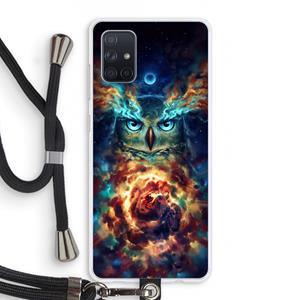CaseCompany Aurowla: Samsung Galaxy A71 Transparant Hoesje met koord