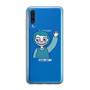 CaseCompany Zwaai: Samsung Galaxy A50 Transparant Hoesje