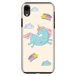 CaseCompany Vliegende eenhoorn: iPhone XR Tough Case