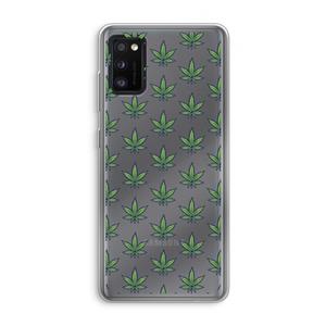 CaseCompany Weed: Samsung Galaxy A41 Transparant Hoesje