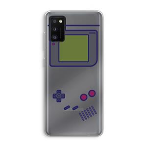 CaseCompany Game On: Samsung Galaxy A41 Transparant Hoesje