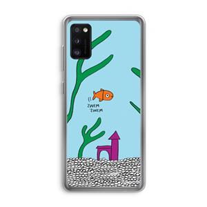 CaseCompany Aquarium: Samsung Galaxy A41 Transparant Hoesje