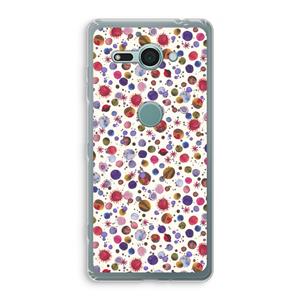 CaseCompany Planets Space: Sony Xperia XZ2 Compact Transparant Hoesje