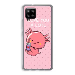 CaseCompany Love You A Lotl: Samsung Galaxy A42 5G Transparant Hoesje