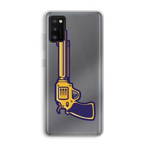 CaseCompany Pew Pew Pew: Samsung Galaxy A41 Transparant Hoesje