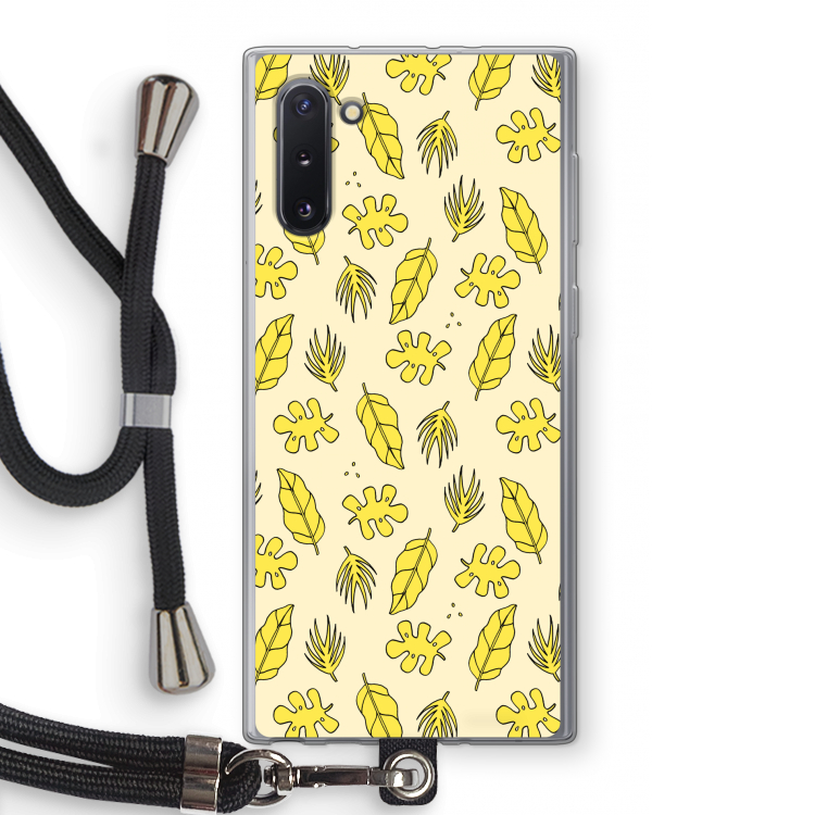 CaseCompany Herfst: Samsung Galaxy Note 10 Transparant Hoesje met koord