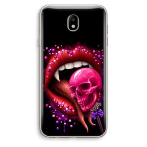 CaseCompany Dodelijk zoet: Samsung Galaxy J7 (2017) Transparant Hoesje