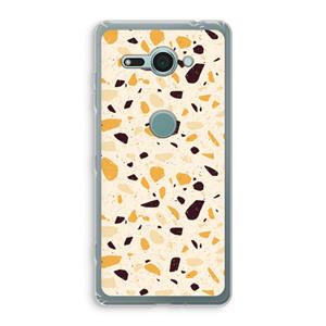 CaseCompany Terrazzo N°13: Sony Xperia XZ2 Compact Transparant Hoesje