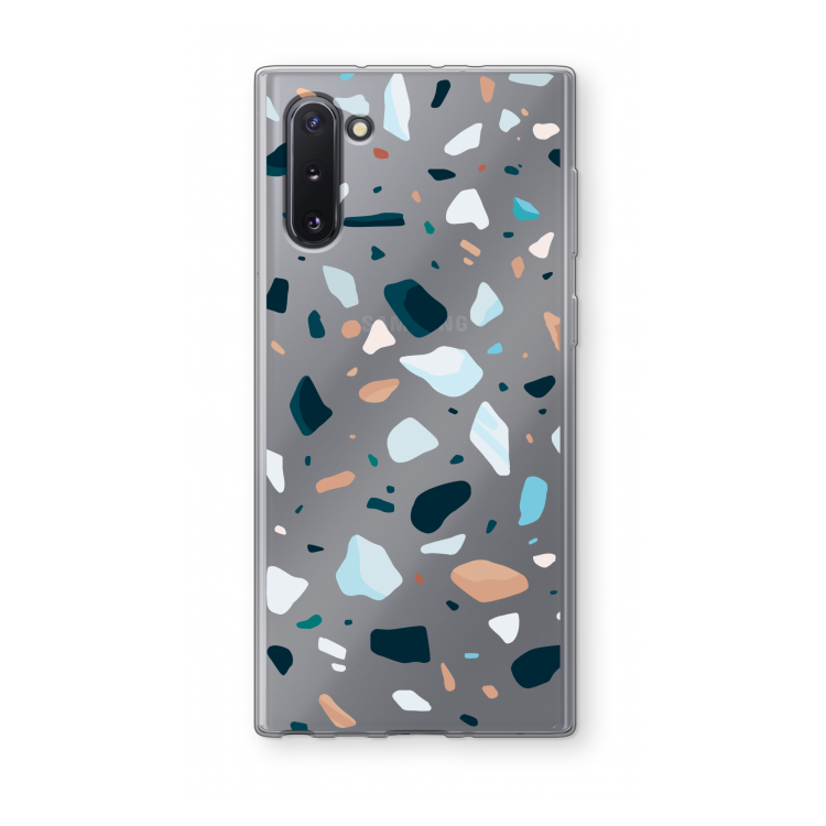 CaseCompany Terrazzo N°13: Samsung Galaxy Note 10 Transparant Hoesje