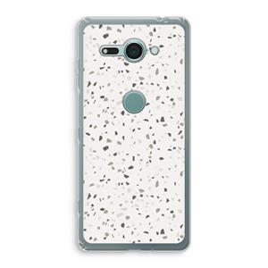 CaseCompany Terrazzo N°14: Sony Xperia XZ2 Compact Transparant Hoesje
