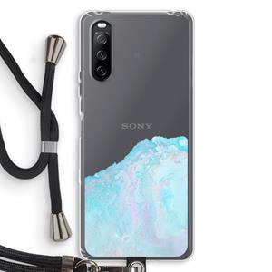 CaseCompany Fantasie pastel: Sony Sony Xperia 10 III Transparant Hoesje met koord