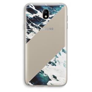 CaseCompany Golven: Samsung Galaxy J7 (2017) Transparant Hoesje