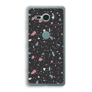 CaseCompany Terrazzo N°16: Sony Xperia XZ2 Compact Transparant Hoesje