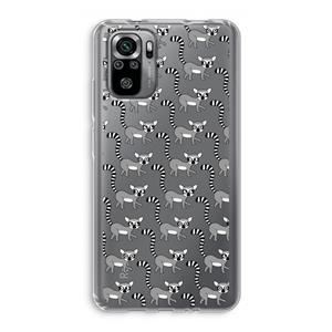 CaseCompany Makis: Xiaomi Redmi Note 10S Transparant Hoesje
