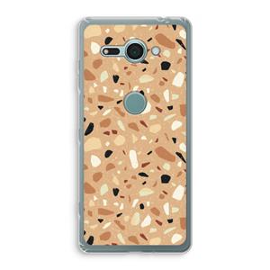 CaseCompany Terrazzo N°17: Sony Xperia XZ2 Compact Transparant Hoesje