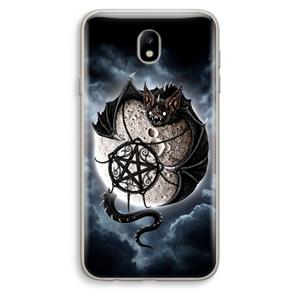 CaseCompany Volle maan: Samsung Galaxy J7 (2017) Transparant Hoesje