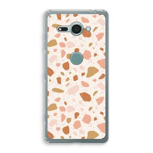 CaseCompany Terrazzo N°18: Sony Xperia XZ2 Compact Transparant Hoesje
