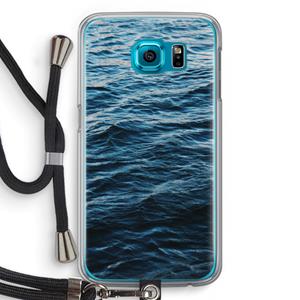 CaseCompany Oceaan: Samsung Galaxy S6 Transparant Hoesje met koord