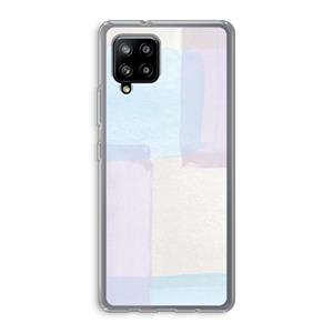 CaseCompany Square pastel: Samsung Galaxy A42 5G Transparant Hoesje
