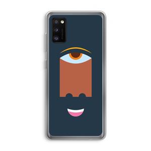 CaseCompany Mono M: Samsung Galaxy A41 Transparant Hoesje