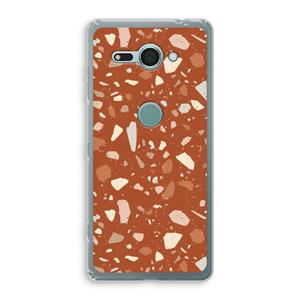 CaseCompany Terrazzo N°22: Sony Xperia XZ2 Compact Transparant Hoesje