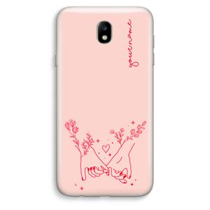 CaseCompany Best Friends: Samsung Galaxy J7 (2017) Transparant Hoesje