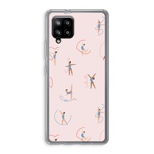CaseCompany Dancing #3: Samsung Galaxy A42 5G Transparant Hoesje