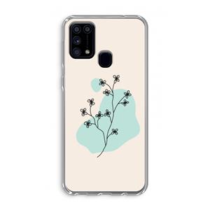CaseCompany Love your petals: Samsung Galaxy M31 Transparant Hoesje
