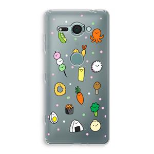 CaseCompany Happy bento friends: Sony Xperia XZ2 Compact Transparant Hoesje