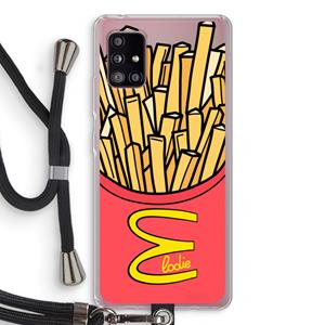 CaseCompany McElodie: Samsung Galaxy A51 5G Transparant Hoesje met koord