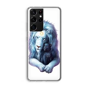 CaseCompany Child Of Light: Samsung Galaxy S21 Ultra Transparant Hoesje