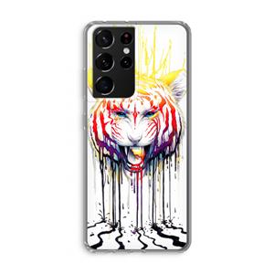 CaseCompany Fading: Samsung Galaxy S21 Ultra Transparant Hoesje