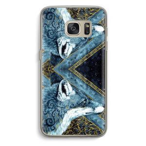 CaseCompany Golden Fox: Samsung Galaxy S7 Transparant Hoesje