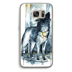 CaseCompany Bleeding Soul: Samsung Galaxy S7 Transparant Hoesje