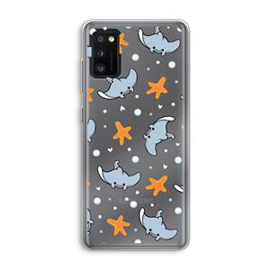 CaseCompany Manta: Samsung Galaxy A41 Transparant Hoesje