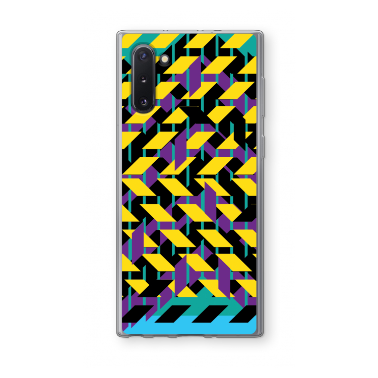 CaseCompany Skew Bee 3: Samsung Galaxy Note 10 Transparant Hoesje