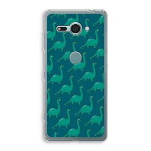 CaseCompany Diplodocus: Sony Xperia XZ2 Compact Transparant Hoesje