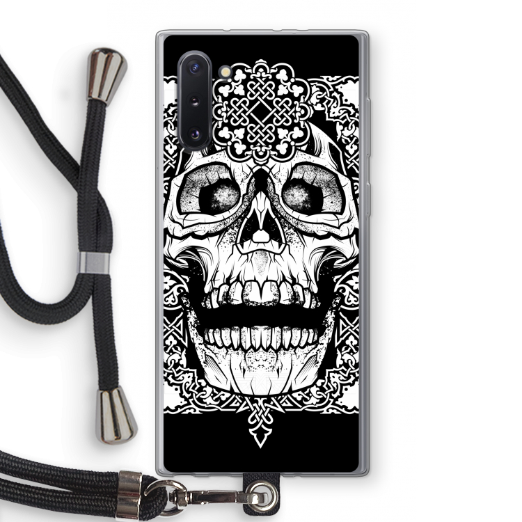 CaseCompany Seek & Destroy: Samsung Galaxy Note 10 Transparant Hoesje met koord