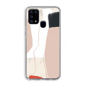 CaseCompany Lava: Samsung Galaxy M31 Transparant Hoesje