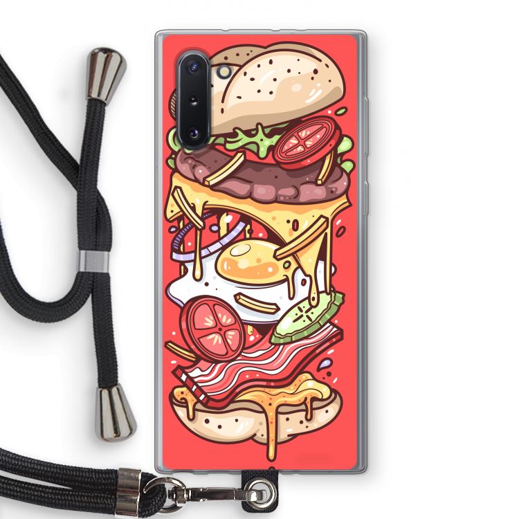 CaseCompany Diet Coke Please: Samsung Galaxy Note 10 Transparant Hoesje met koord