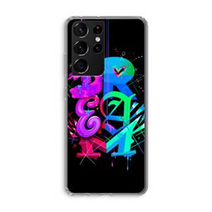 CaseCompany Dream: Samsung Galaxy S21 Ultra Transparant Hoesje
