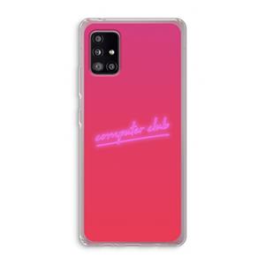 CaseCompany Vice Glow: Samsung Galaxy A51 5G Transparant Hoesje