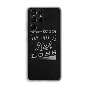 CaseCompany Risk loss: Samsung Galaxy S21 Ultra Transparant Hoesje