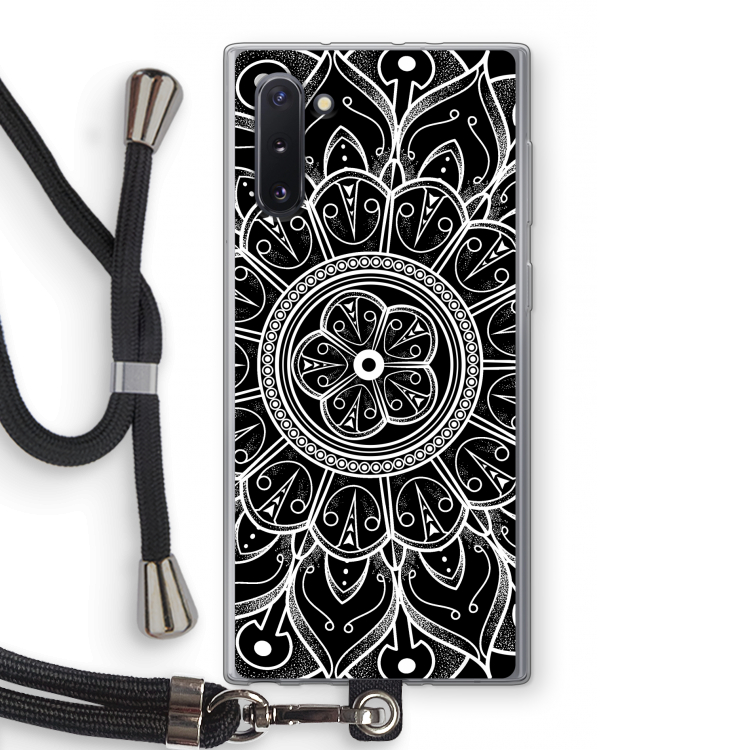 CaseCompany Roses Are Red: Samsung Galaxy Note 10 Transparant Hoesje met koord