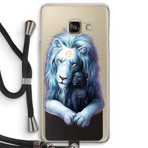 CaseCompany Child Of Light: Samsung Galaxy A3 (2016) Transparant Hoesje met koord