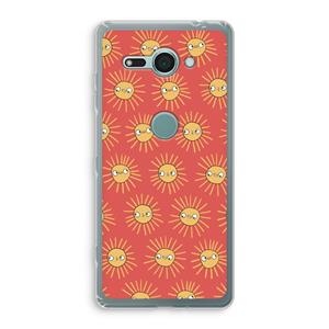 CaseCompany Zon: Sony Xperia XZ2 Compact Transparant Hoesje