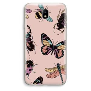 CaseCompany Tiny Bugs: Samsung Galaxy J7 (2017) Transparant Hoesje