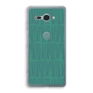 CaseCompany Swirls: Sony Xperia XZ2 Compact Transparant Hoesje